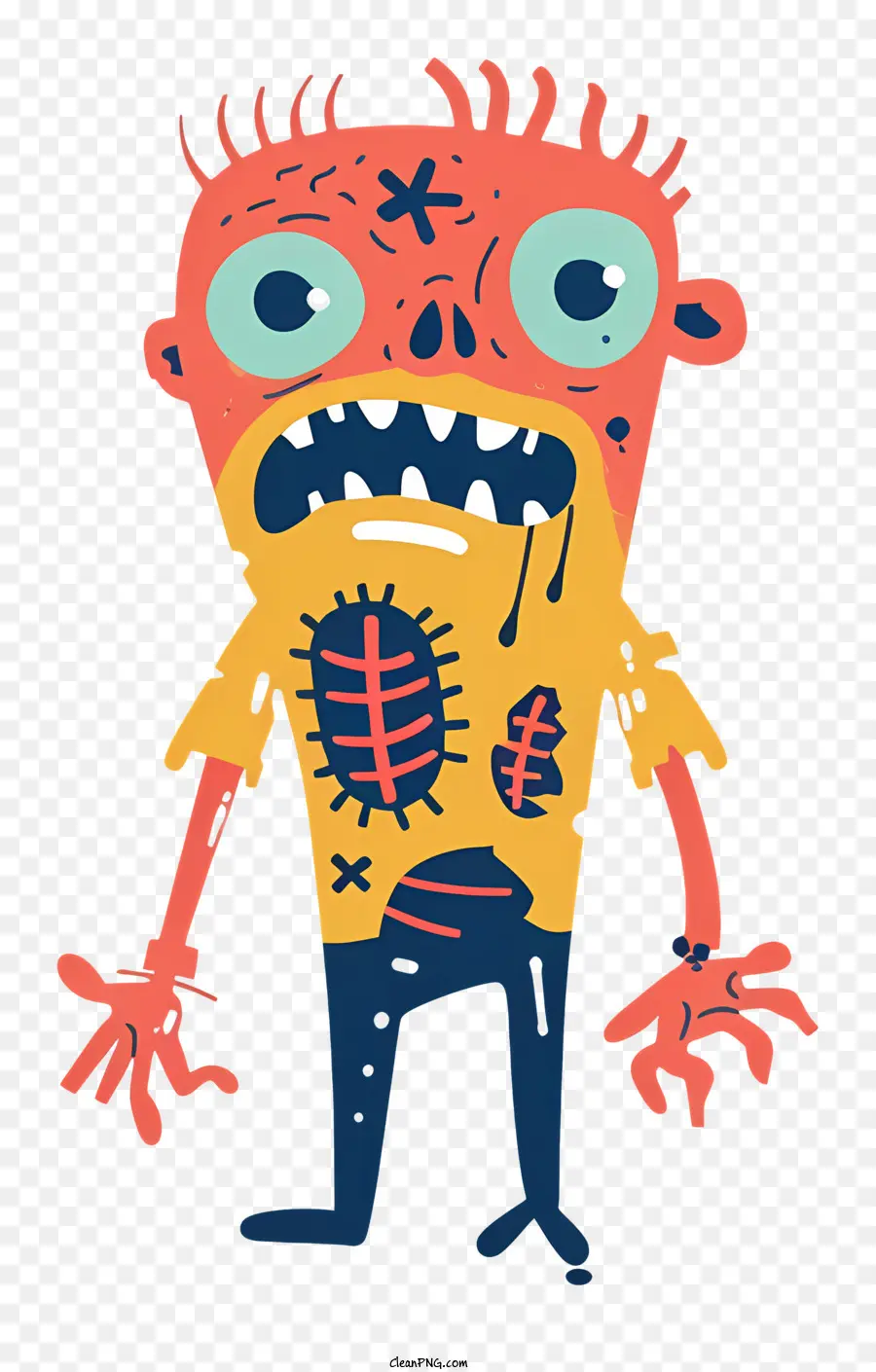 Zombie，Personaje De Dibujos Animados PNG