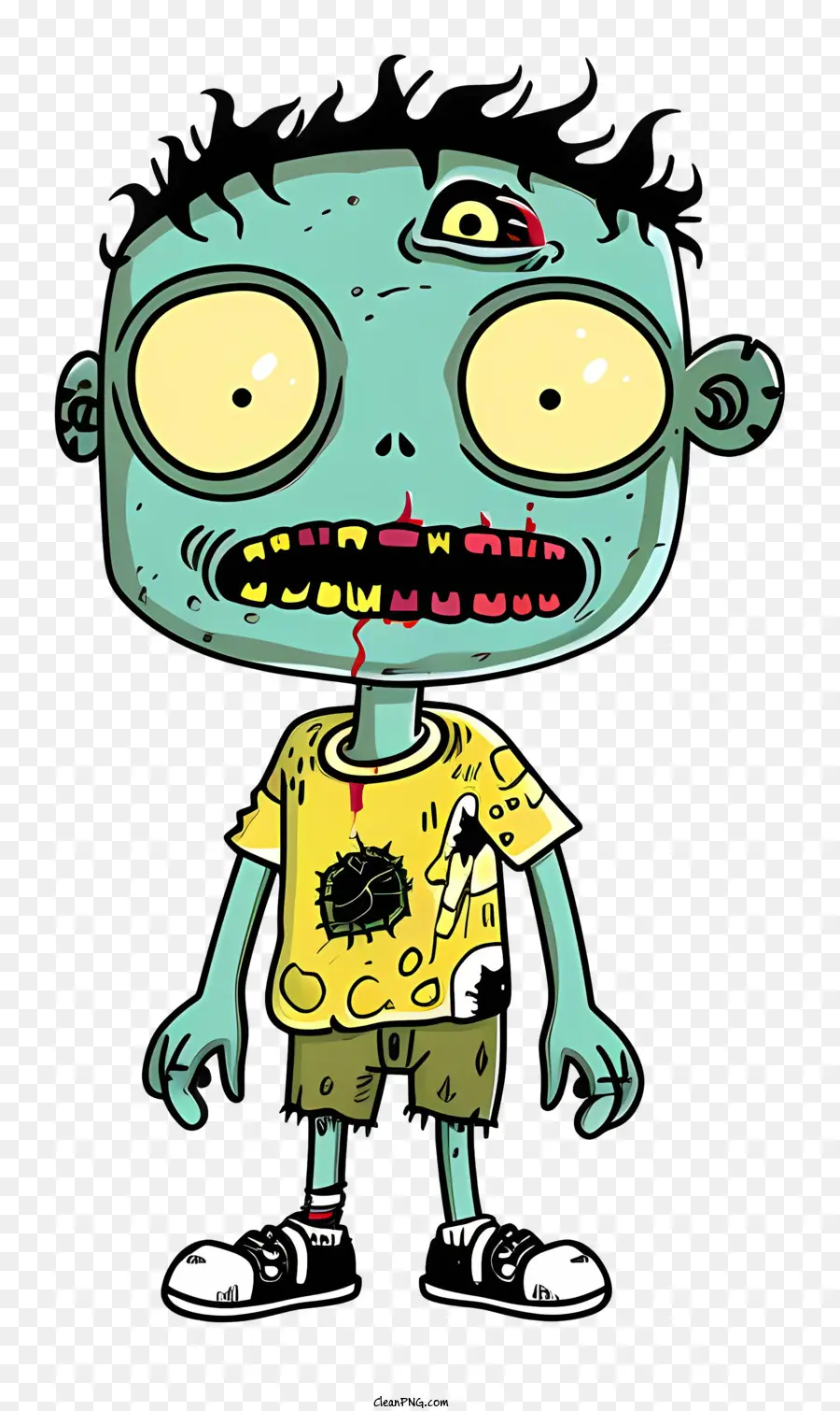 Zombie，Personaje De Dibujos Animados PNG