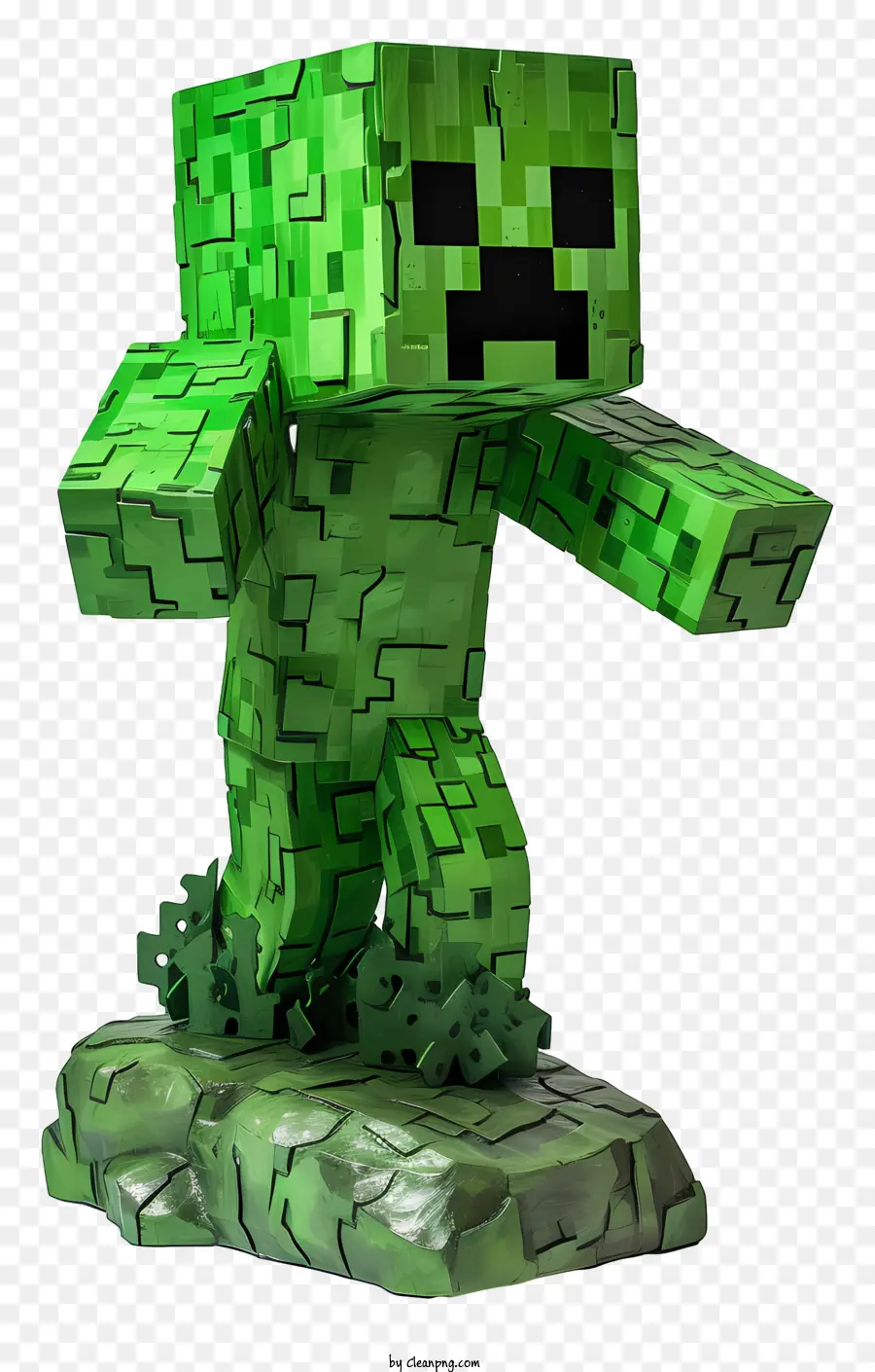 Minecraft Creeper，Monstruo Verde PNG