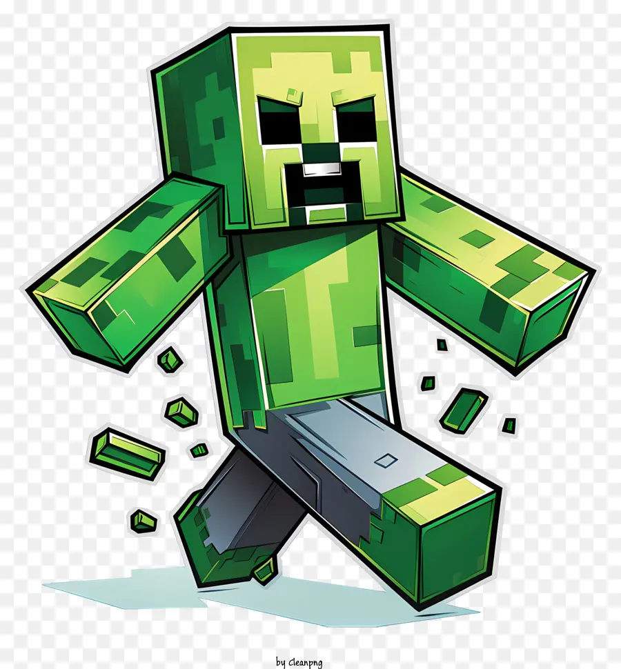 Minecraft Creeper，Minecraft PNG