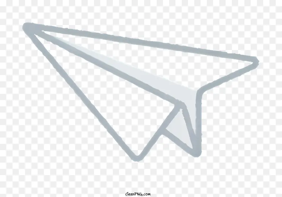 Paper Airplane，Avión De Papel Blanco PNG