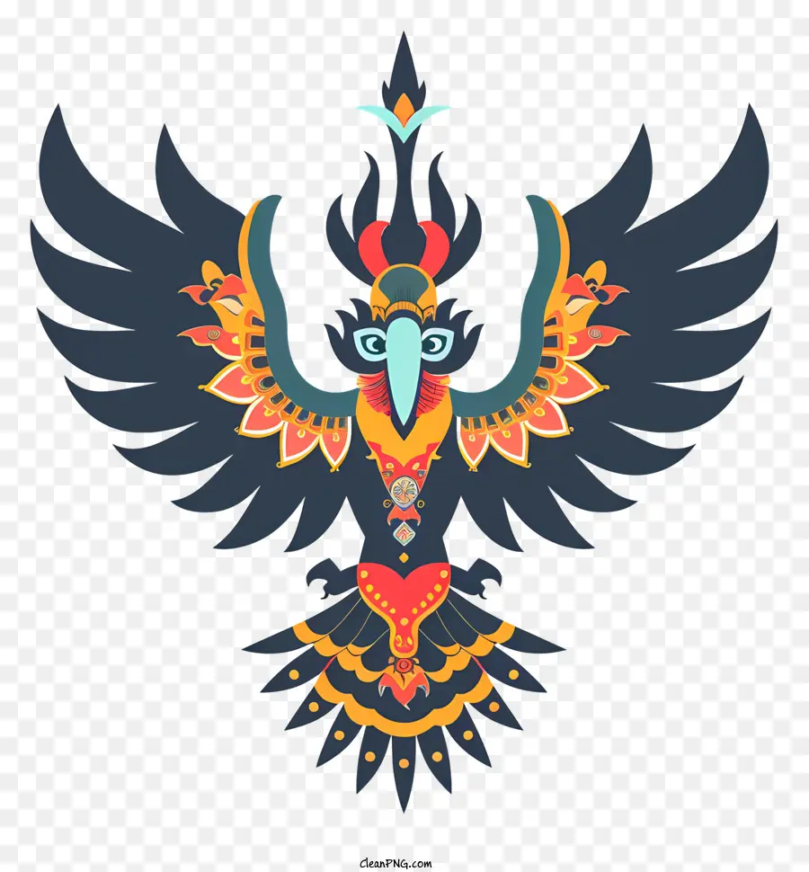 Garuda Abstracto，águila PNG