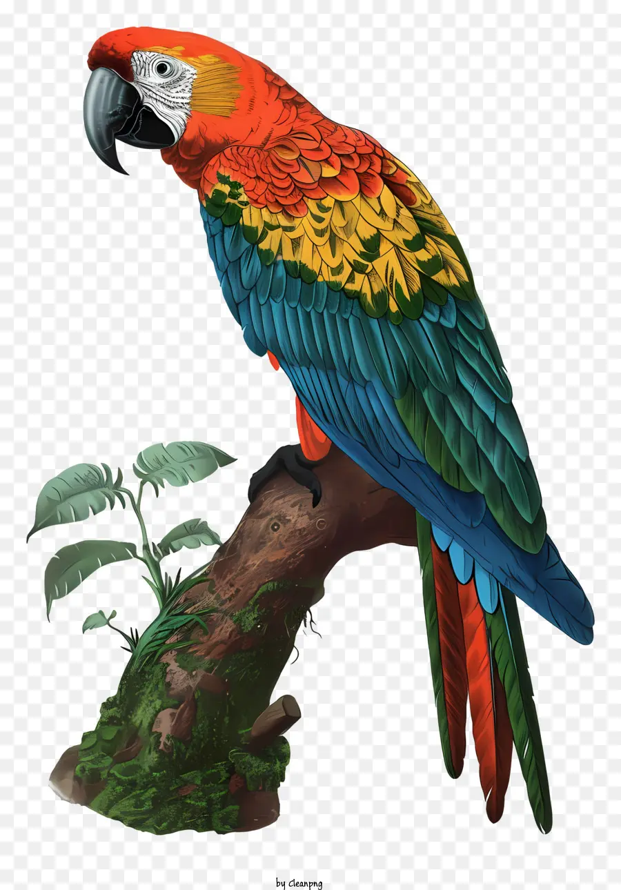 Guacamayo，Rama De árbol PNG