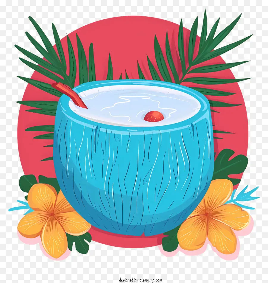 Bebida De Coco，Cóctel Tropical PNG