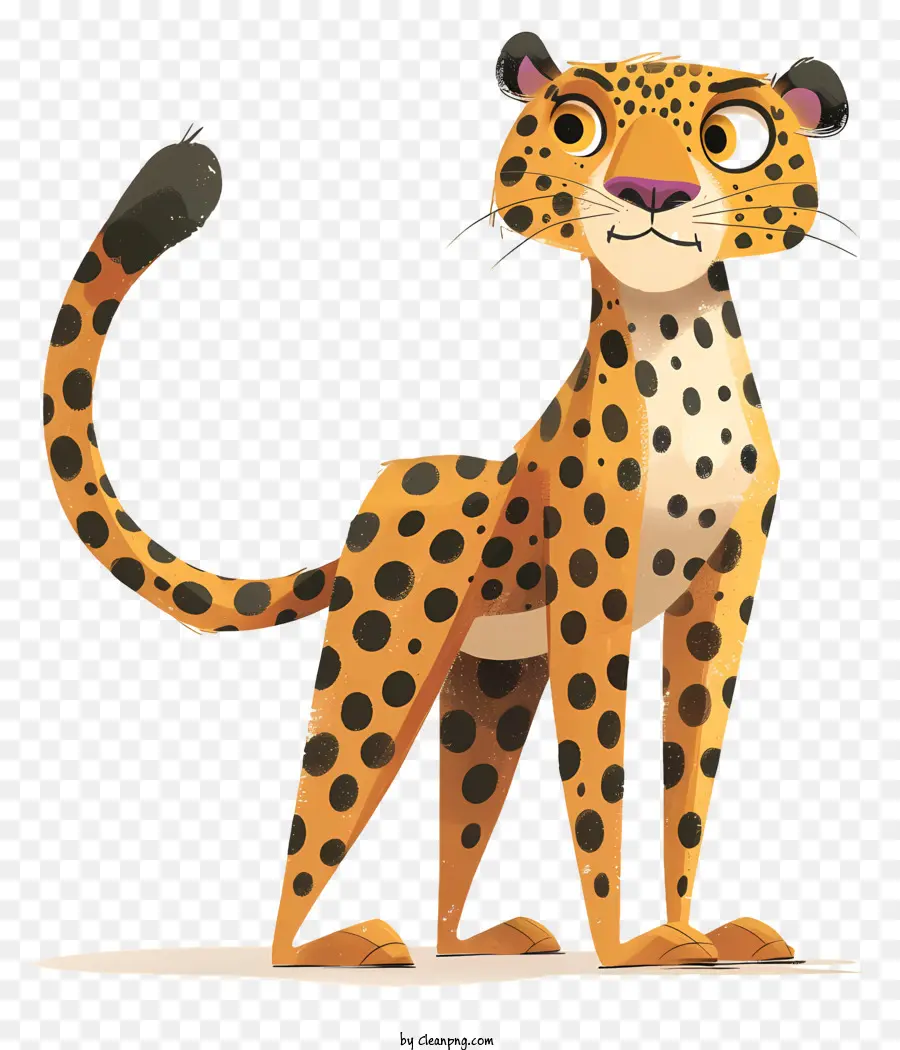 Leopardo Abstracto，Dibujos Animados De Leopardo PNG