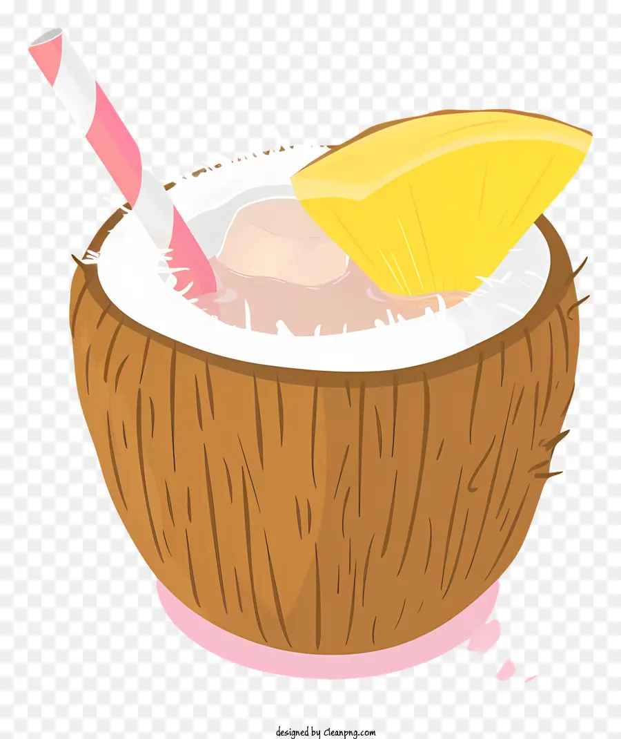 Bebida De Coco，Taza De Coco PNG