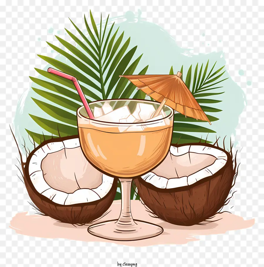 Bebida De Coco，Agua De Coco PNG