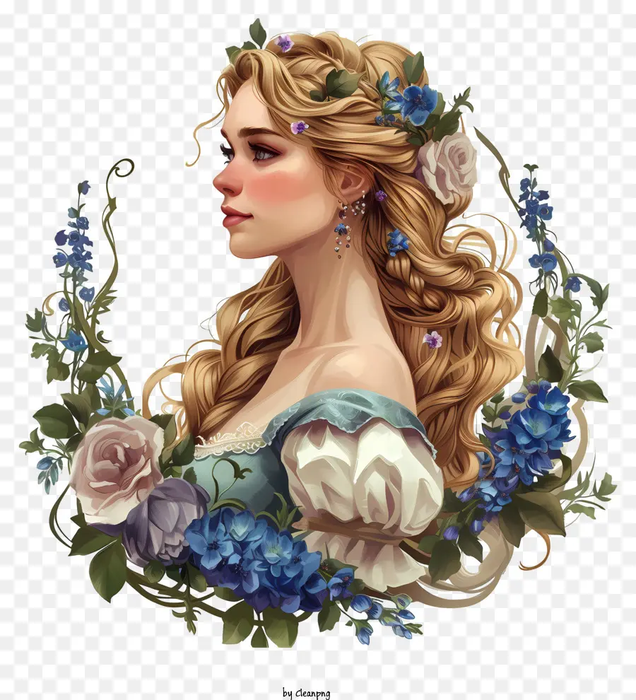 La Princesa De Disney，Hermosa Mujer PNG