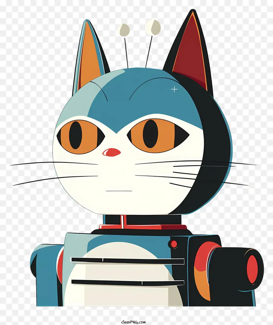 Robot De Gato，Robot De Dibujos Animados PNG