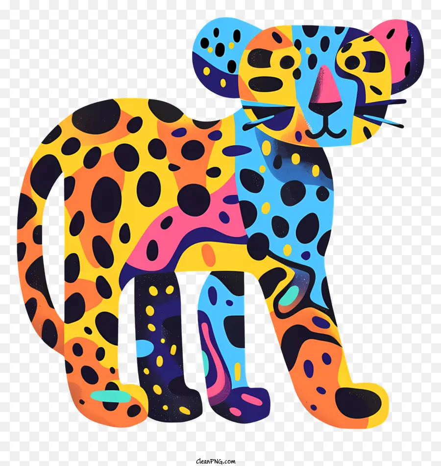 Leopardo Abstracto，Leopardo PNG