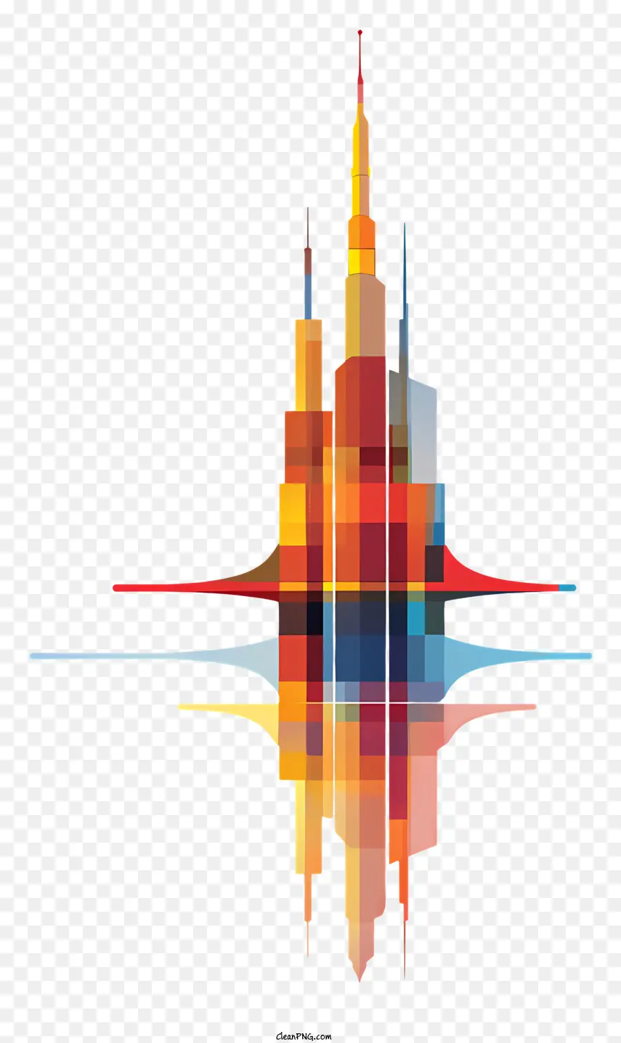 Burj Khalifa，Ciudad Futurista PNG