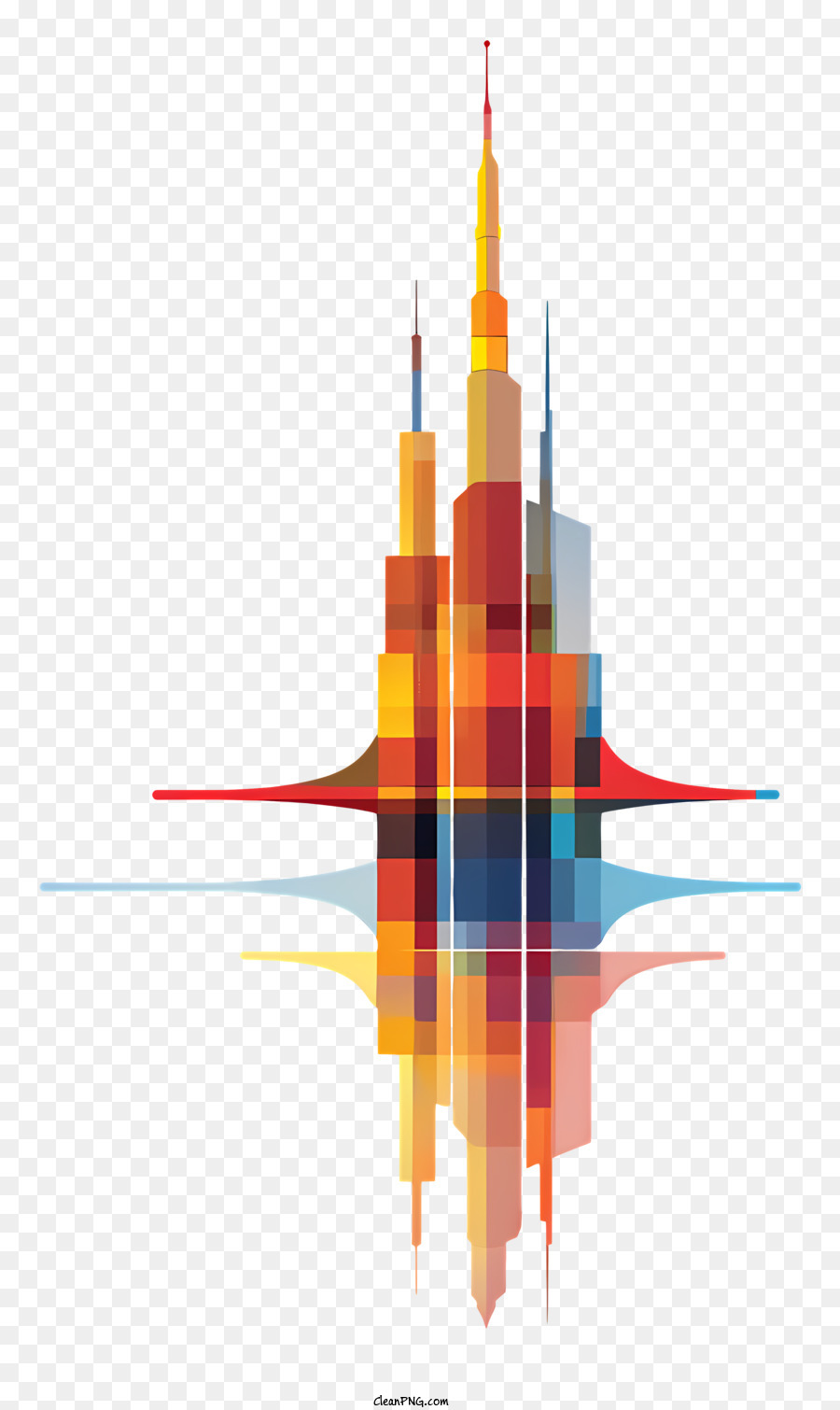 Descarga gratuita de Burj Khalifa, Ciudad Futurista, Horizonte Imágen de Png
