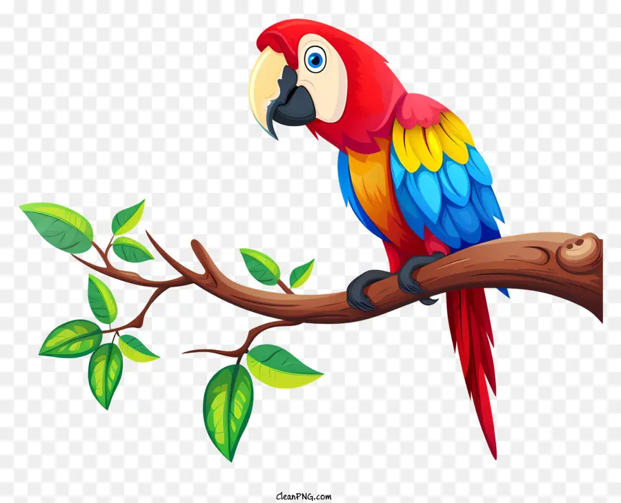 Guacamayo，De Dibujos Animados De Parrot PNG