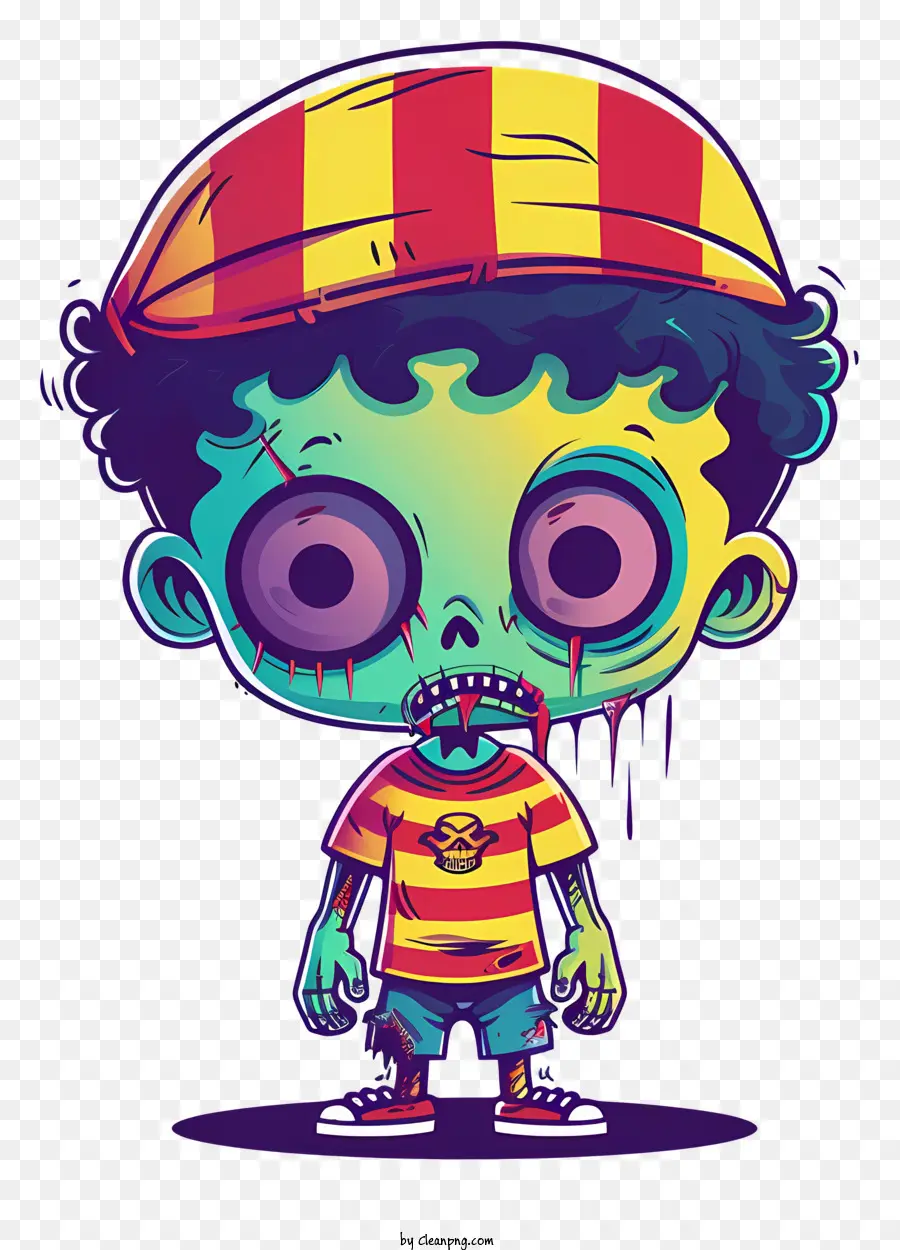 Zombie，Personaje De Dibujos Animados PNG