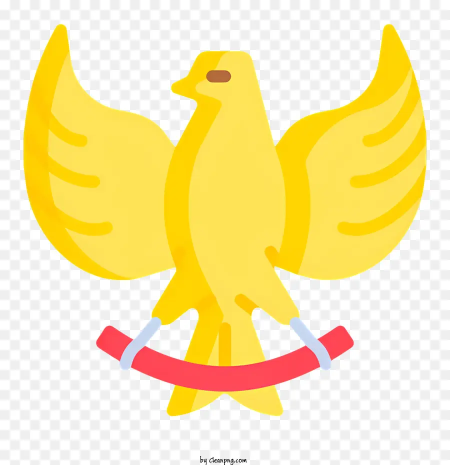 Garuda Logotipo，Paloma Amarilla PNG