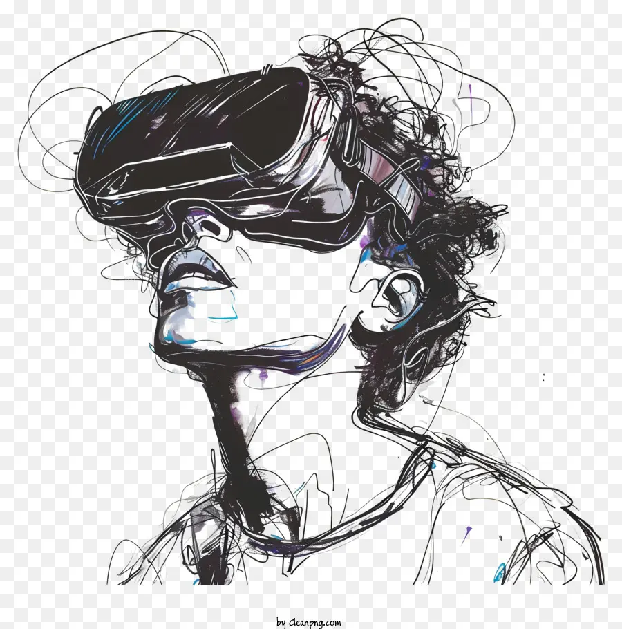 La Realidad Virtual，La Realidad Virtual Auricular PNG
