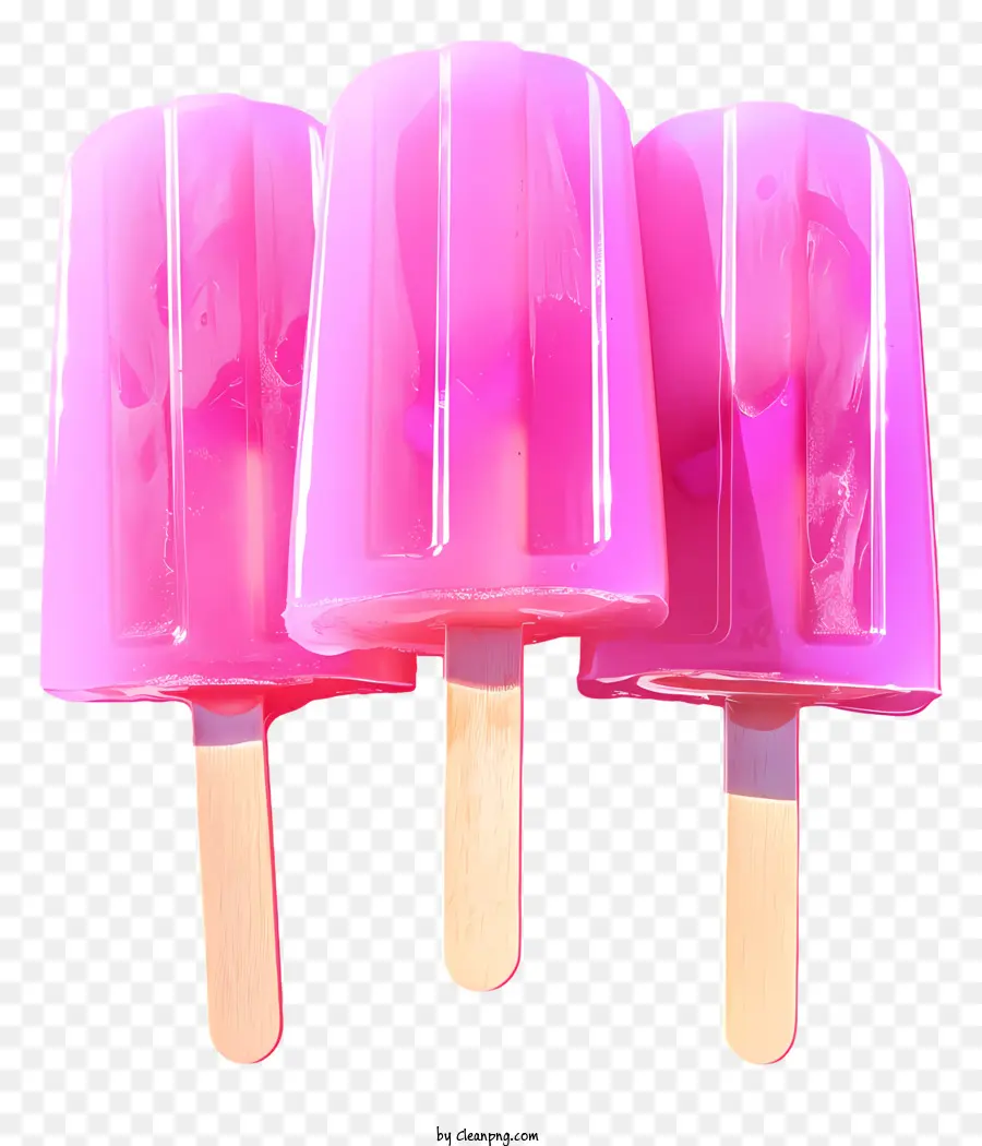 Las Paletas De Helado，Paletas De Color Rosa PNG