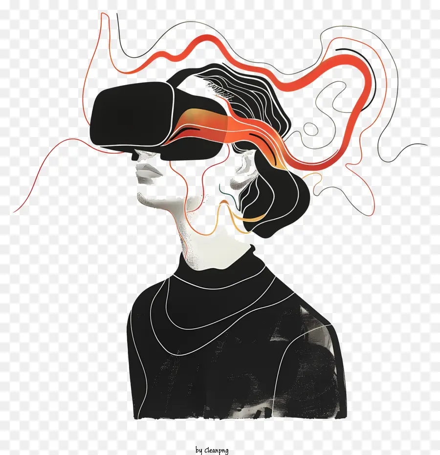 La Realidad Virtual，La Realidad Virtual Auricular PNG