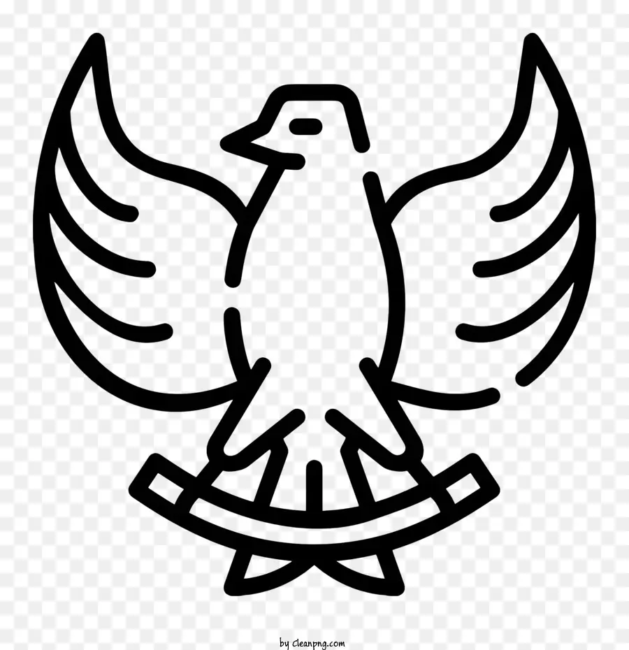 Garuda Logotipo，Bird Silueta PNG