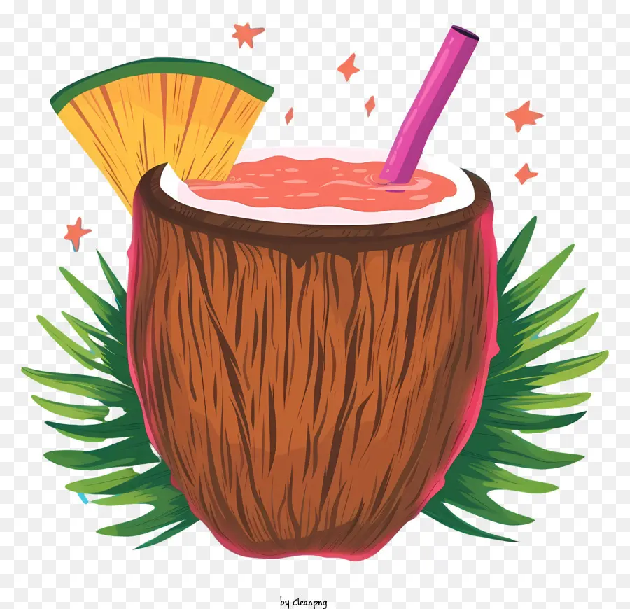 Bebida De Coco，Cóctel De Piña PNG