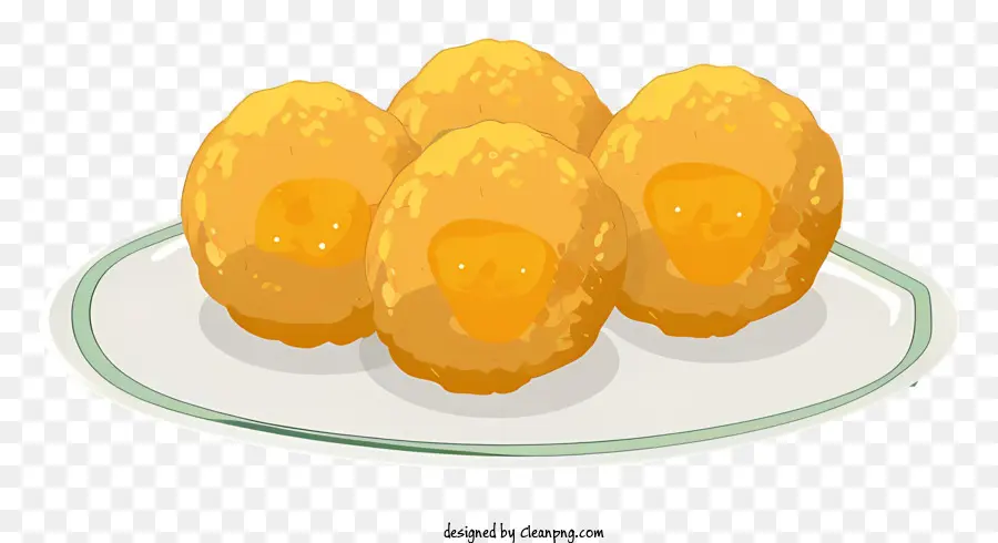 Laddu，Nuggets De Pollo Frito PNG