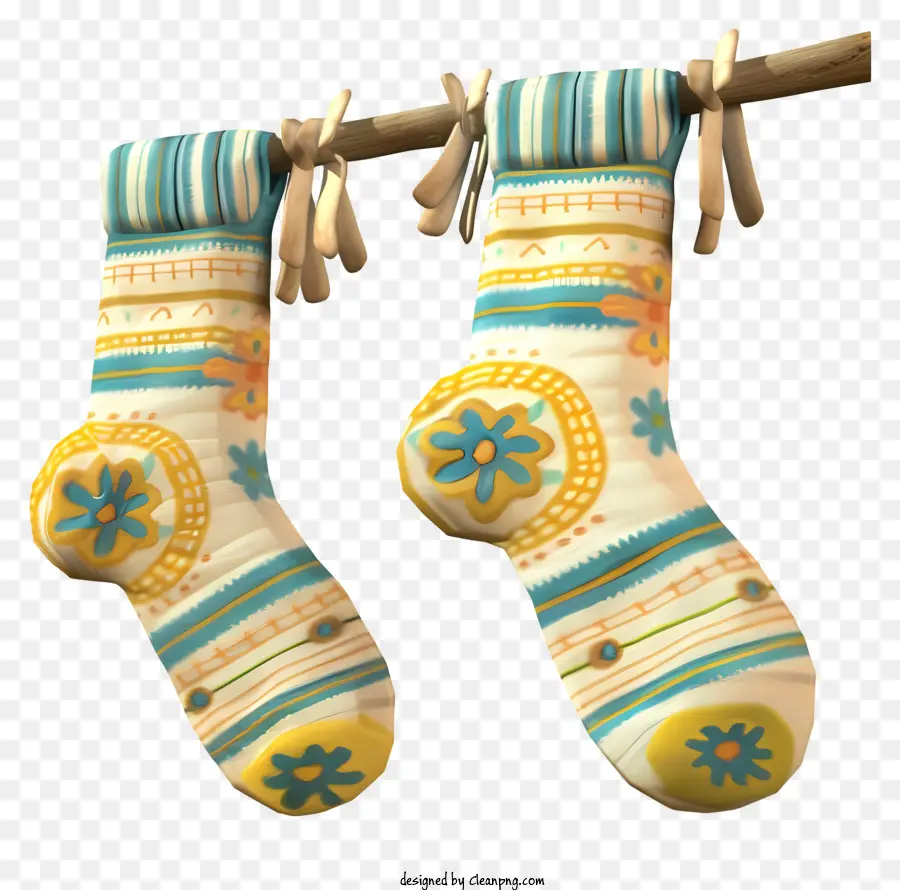 Calcetines Colgantes，Calcetines PNG