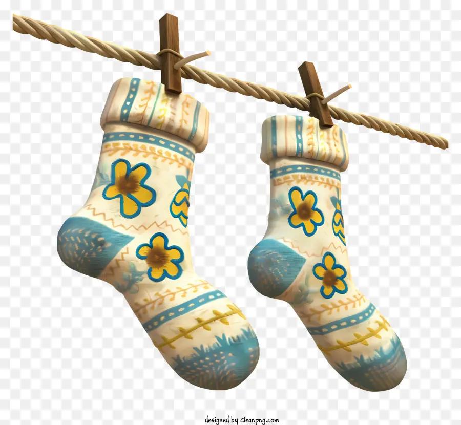 Calcetines Colgantes，Calcetines PNG