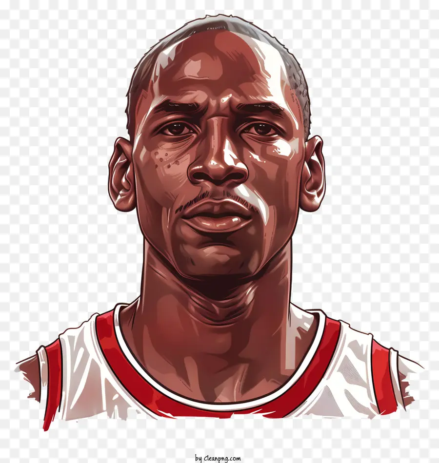 Michael Jordan，En Blanco Y Negro De La Pintura PNG