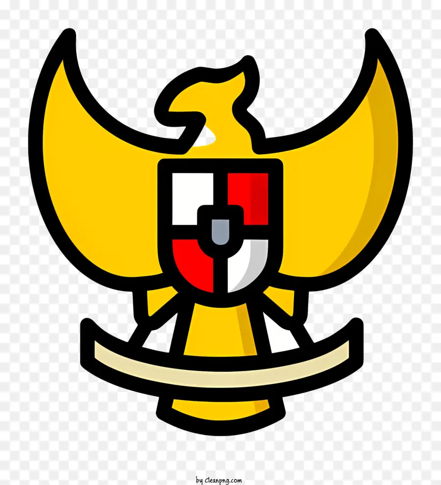 Garuda Logotipo，Bandera De Cresta PNG