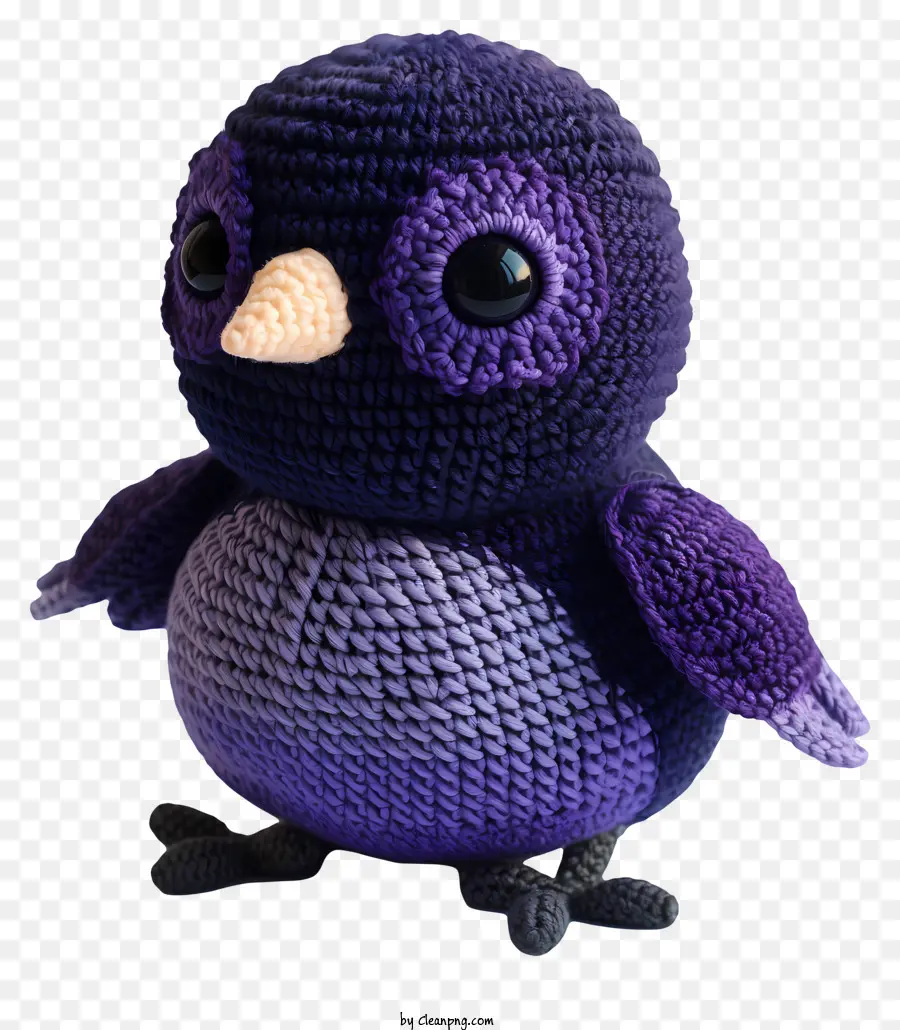 Pájaro De Ganchillo，Púrpura PNG