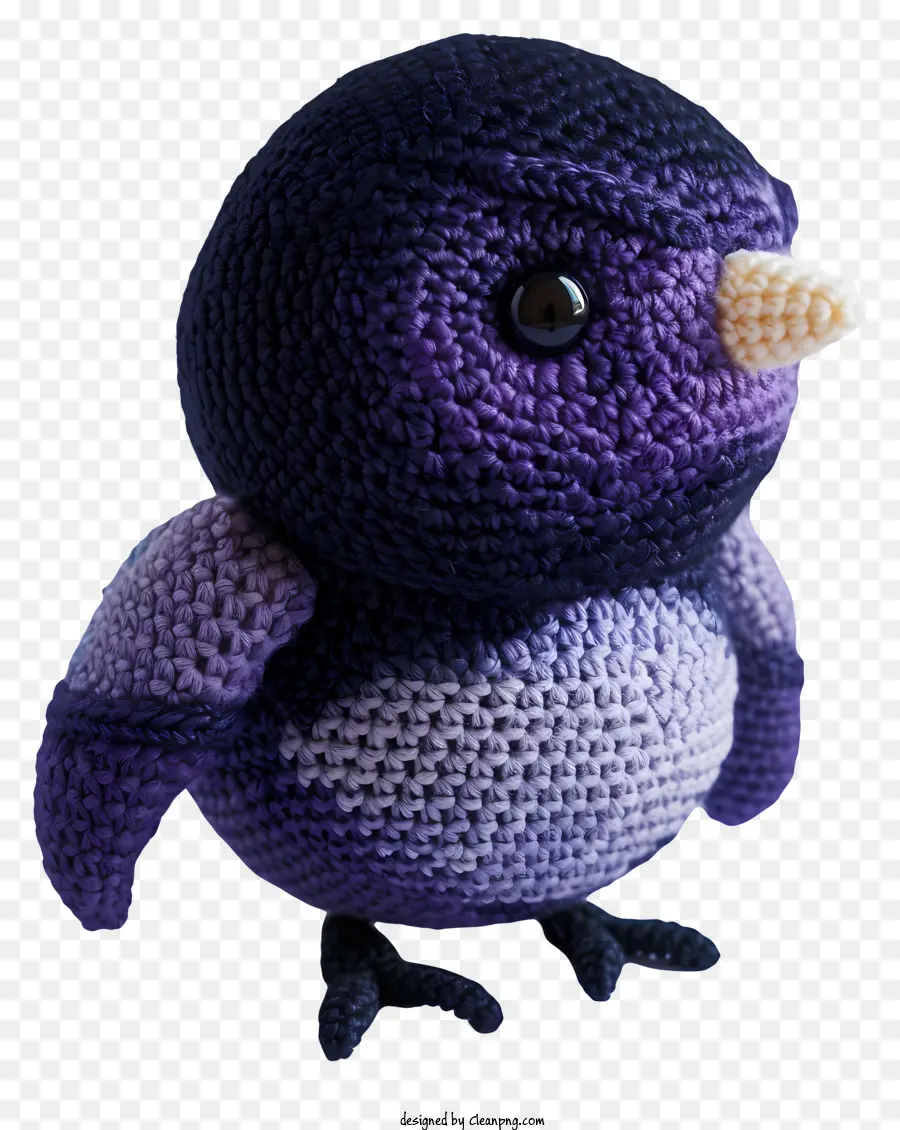 Pájaro De Ganchillo，Púrpura PNG