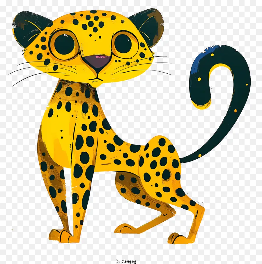 Leopardo Abstracto，Dibujo De Leopardo PNG