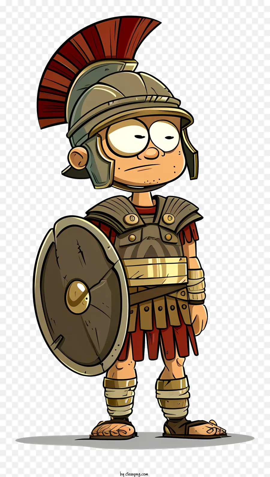 Antiguo Soldado De Roma，Personaje De Dibujos Animados PNG