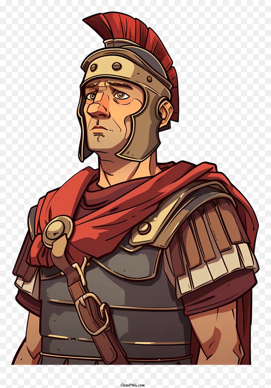 Antiguo Soldado De Roma，Personaje De Dibujos Animados PNG