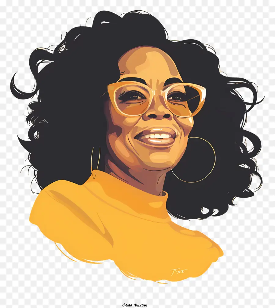 Oprah Winfrey，Mujer Sonriente PNG