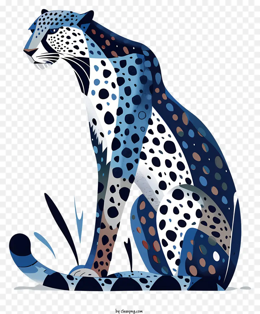 Leopardo Abstracto，Leopardo Colorido PNG