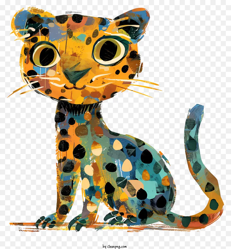 Leopardo Abstracto，Leopardo PNG