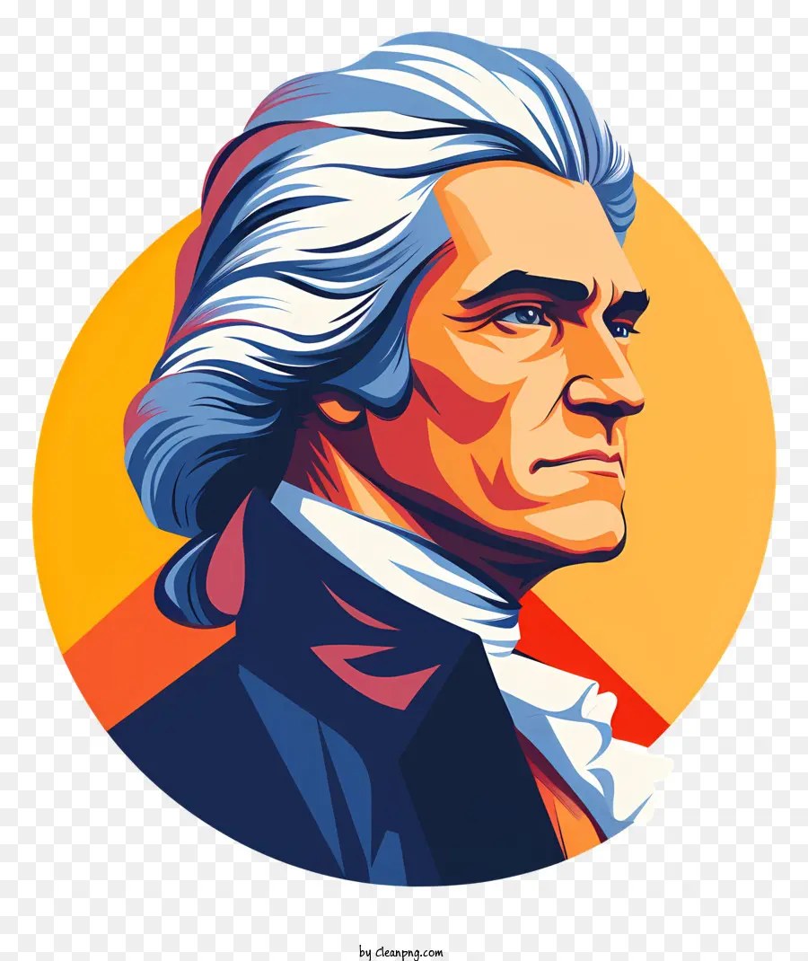 Thomas Jefferson，Figura Histórica PNG