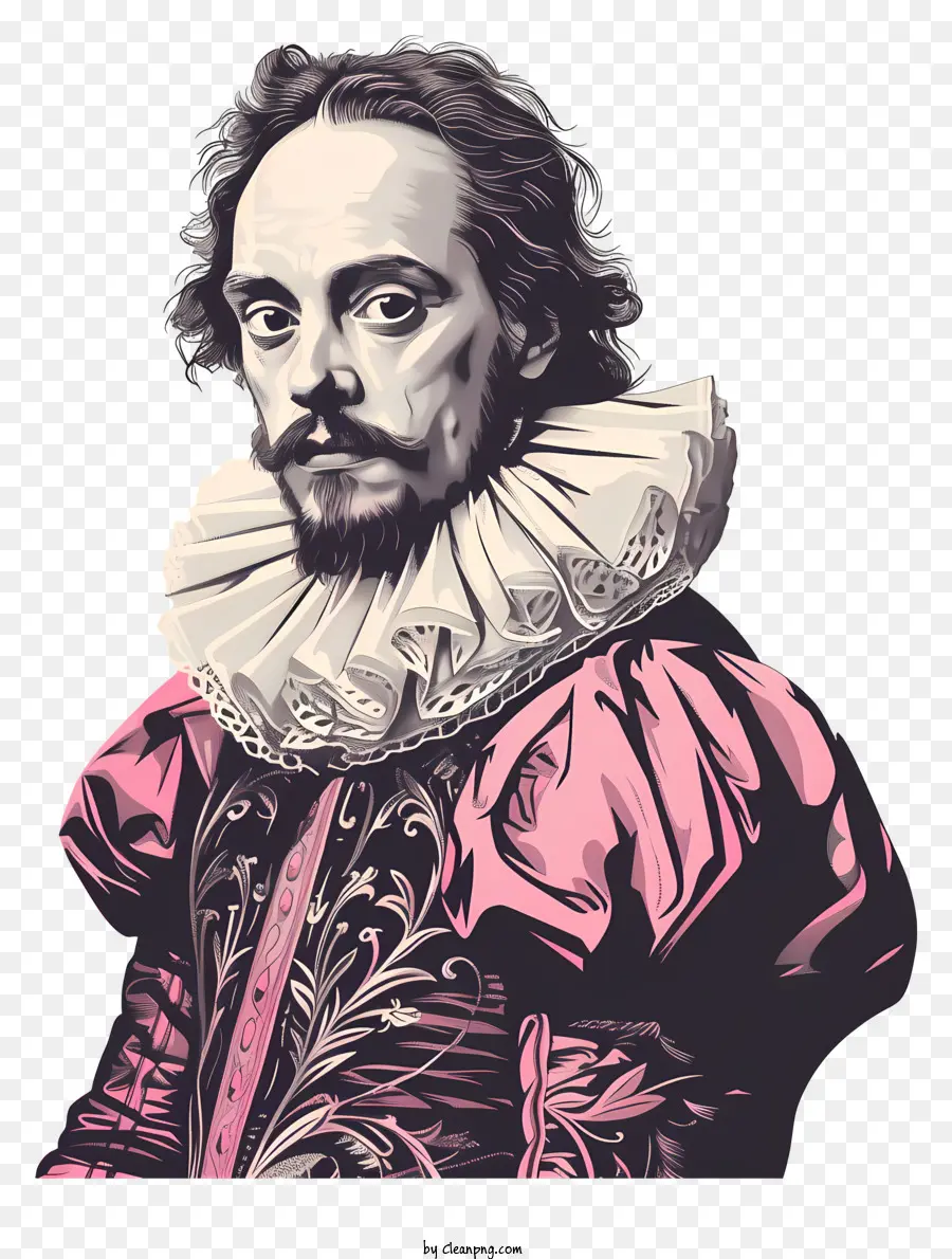 Shakespeare，Retrato Histórico PNG