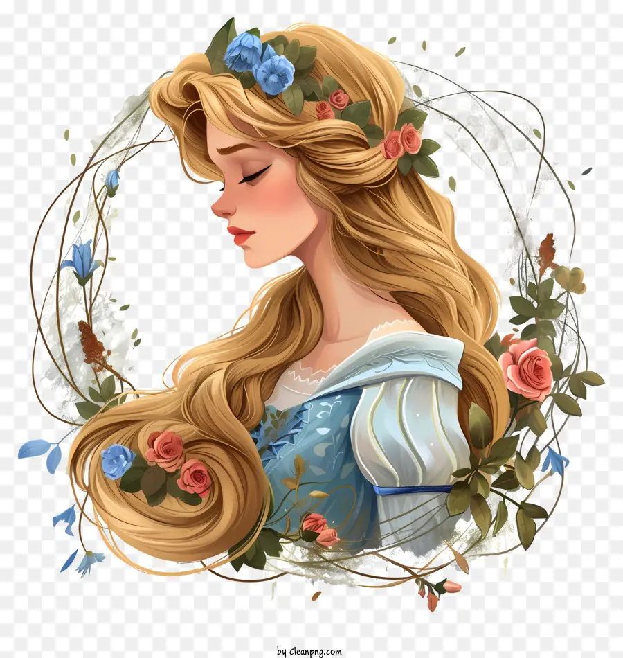 La Princesa De Disney，Mujer Joven PNG