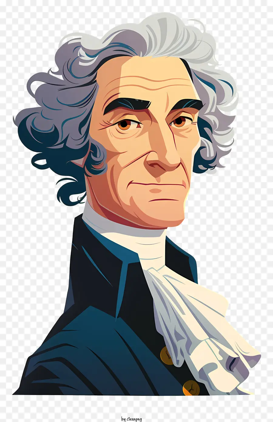 Thomas Jefferson，Retrato PNG