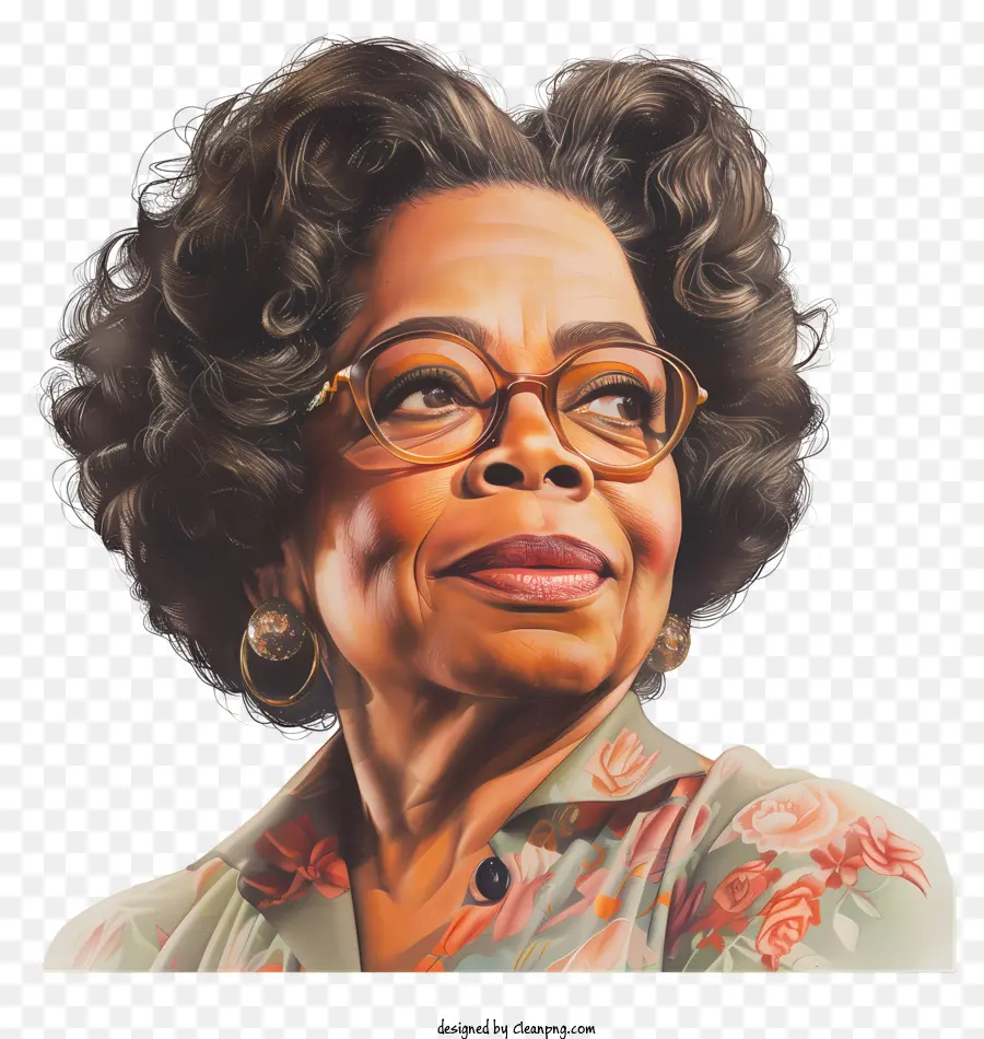 Oprah Winfrey，Pintura PNG