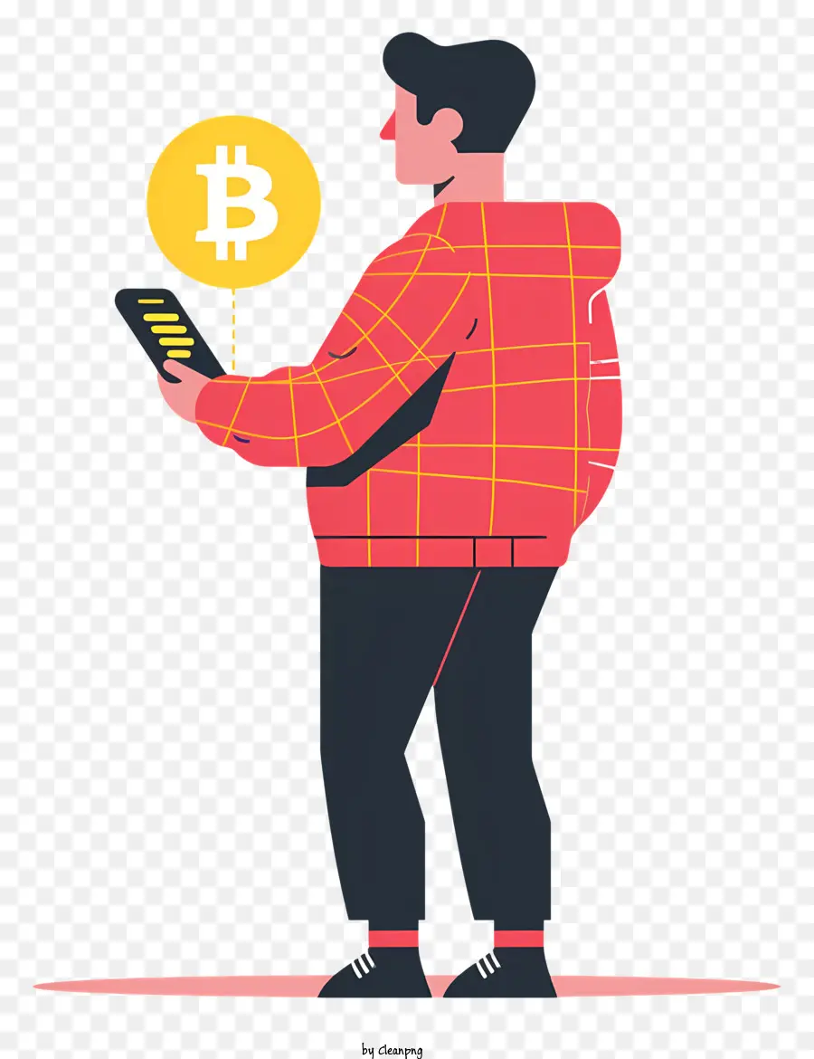 Bitcoin，Hombre PNG