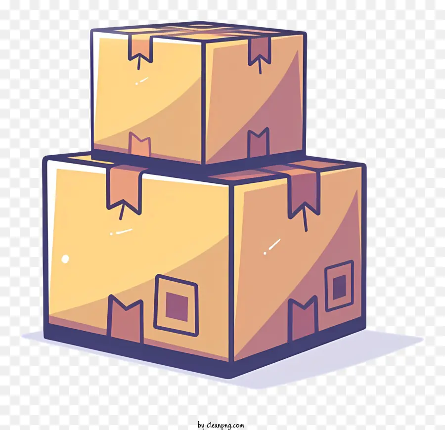 Caja De Envío，Cajas De Cartón PNG