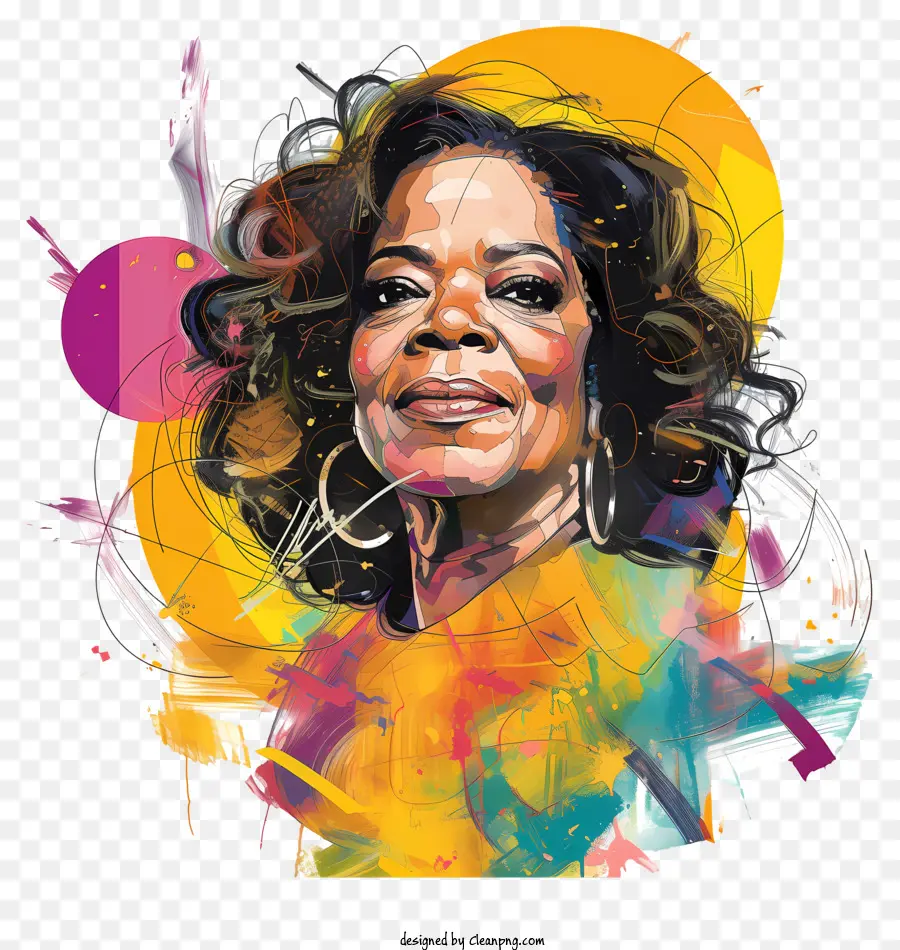 Oprah Winfrey，Obras De Arte Digital PNG