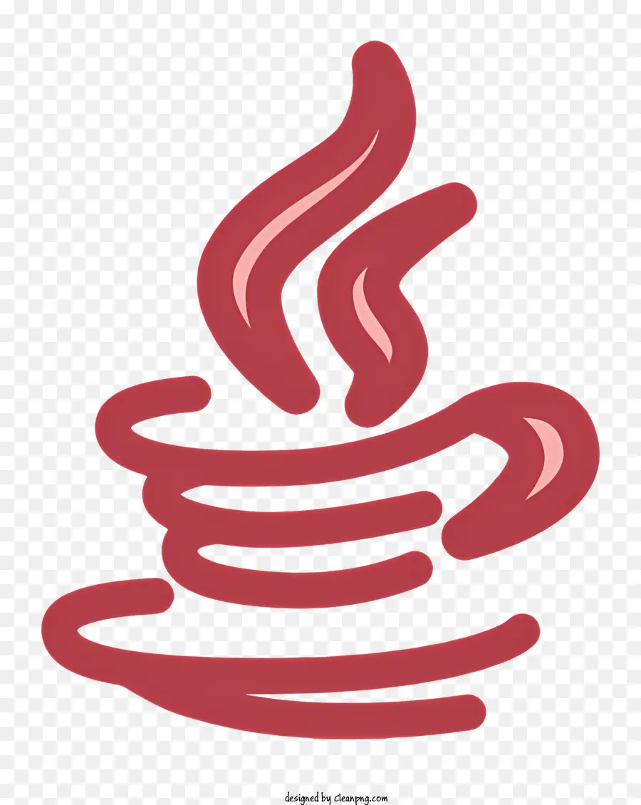 Java Logotipo，Taza De Café Rojo PNG