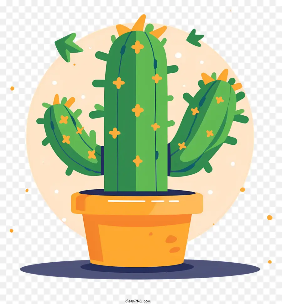 Cactus En Maceta，Cactus PNG