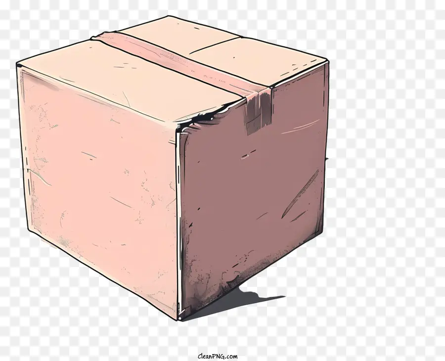 Caja De Envío，Cuadro Rosa PNG