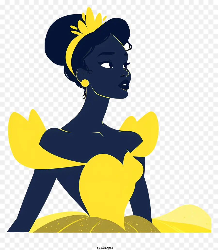 La Princesa De Disney，Silueta De Mujer PNG