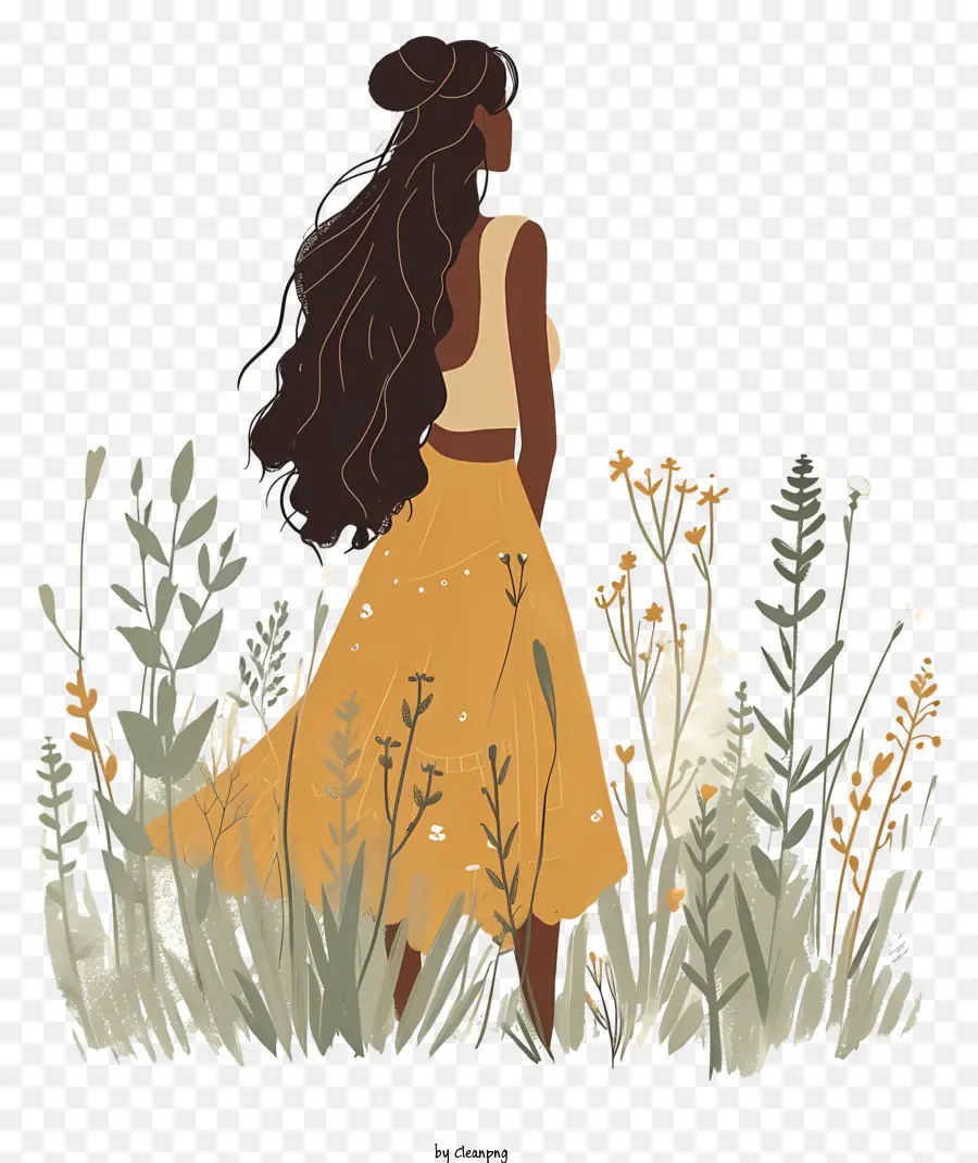 La Princesa De Disney，Mujer En El Campo PNG